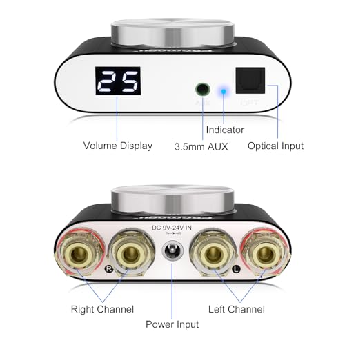 160W Mini Bluetooth 5.0 Power Amplifier M821017