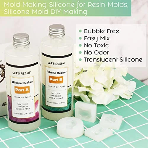 21.16oz Translucent Clear Silicone Mold Making Kit I39530