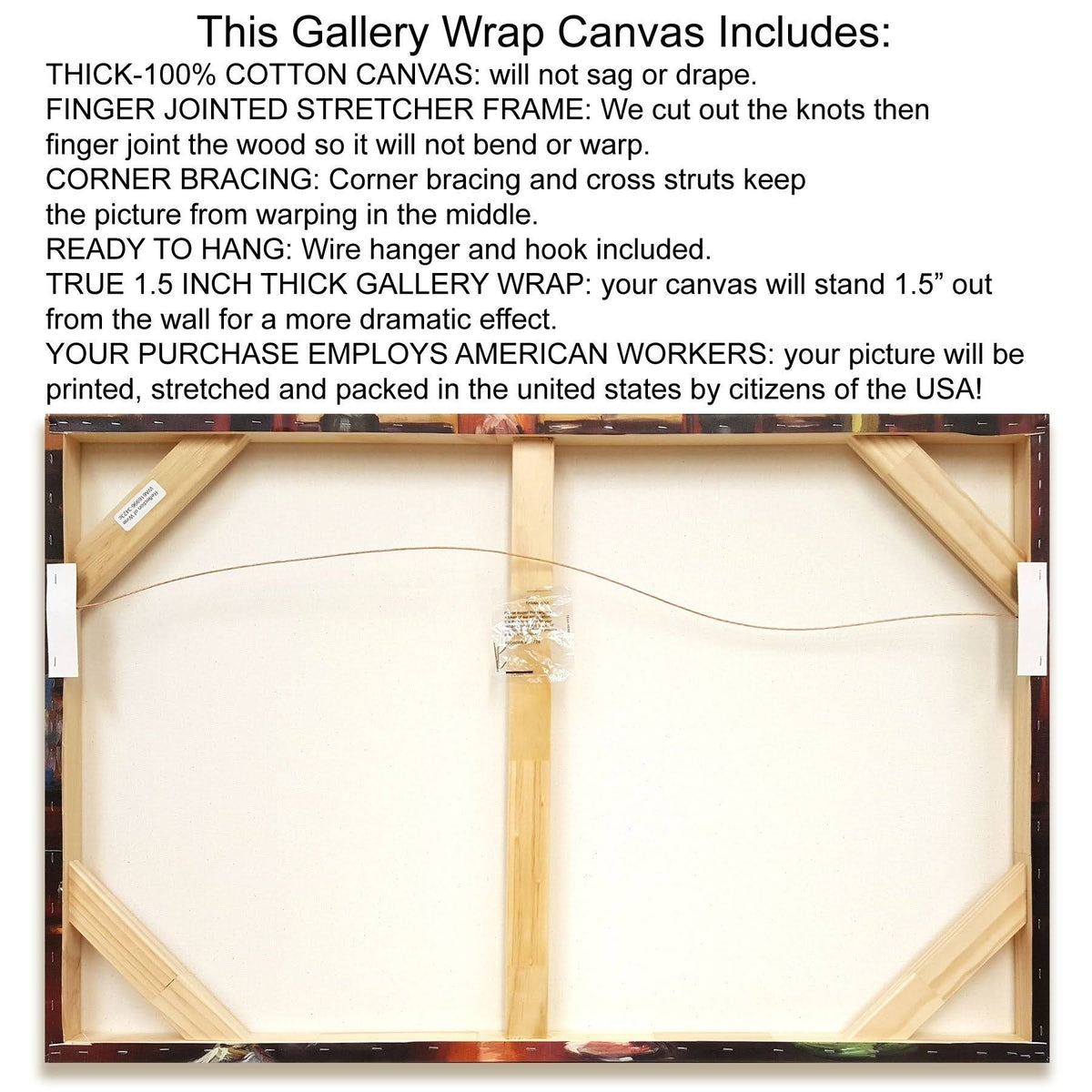 Canvas Art 34 in. W x 23 in. H E979