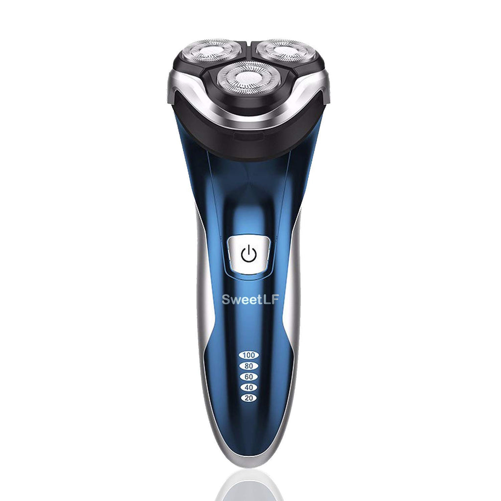 Blue Pack of 2 Rechargeable Waterproof Electric Shaver W42995