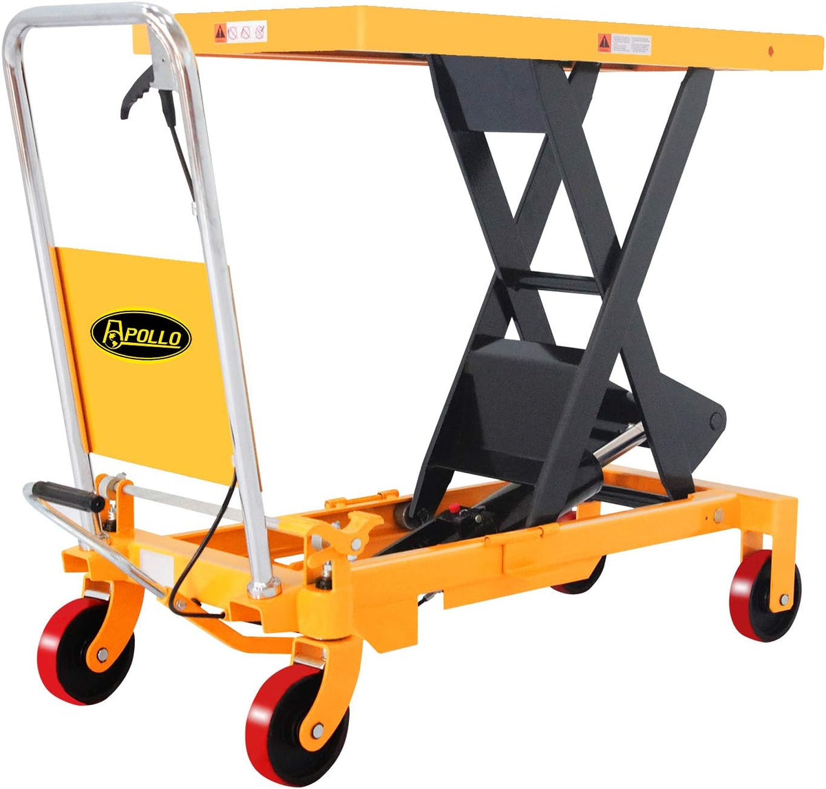 Single Scissor Hydraulic Lift Table/Cart 1760lbs Capacity 39.4 Lifting Height K745802