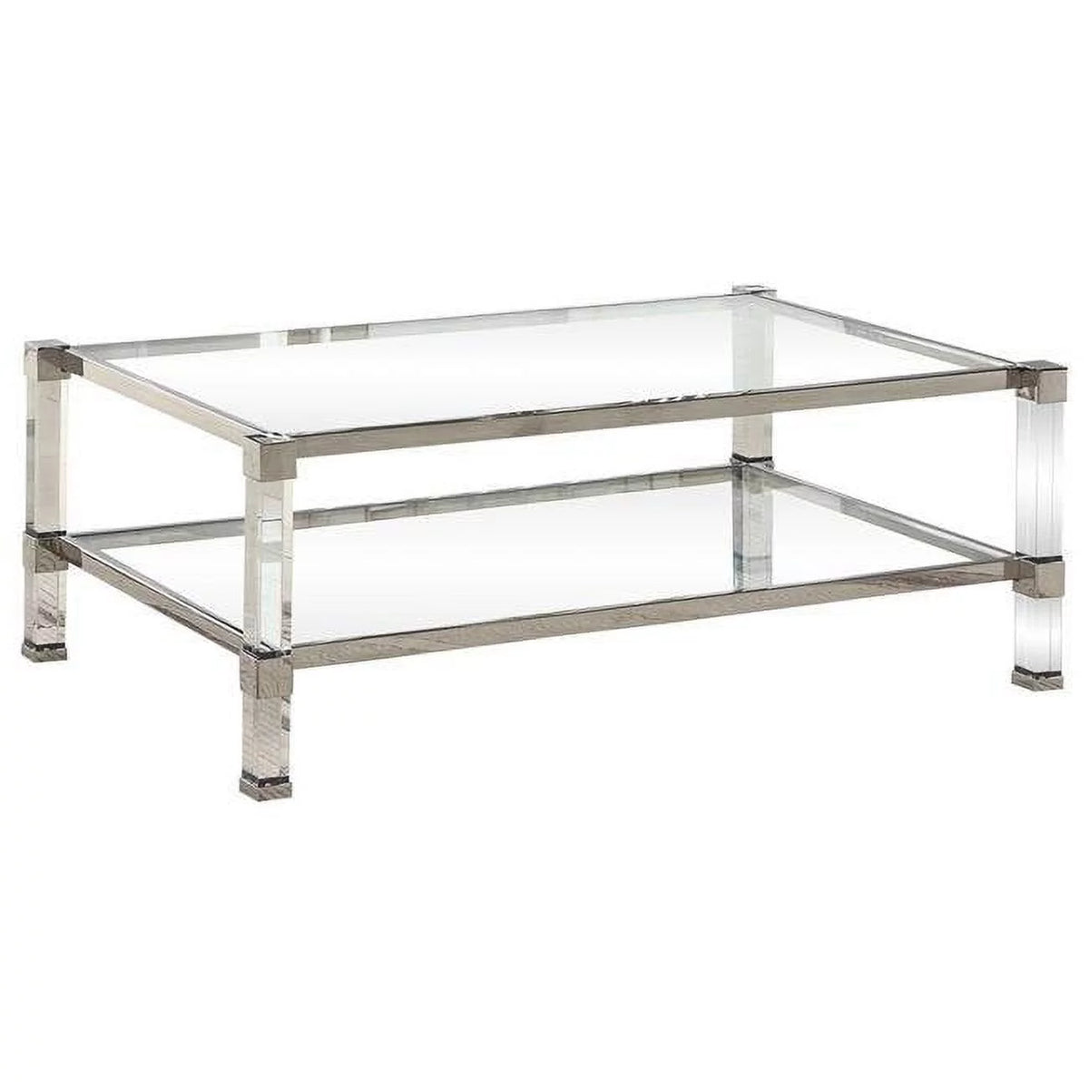 Silver Glass Coffee Table S416