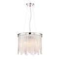 6 Light Polished Chrome Chandelier P41023