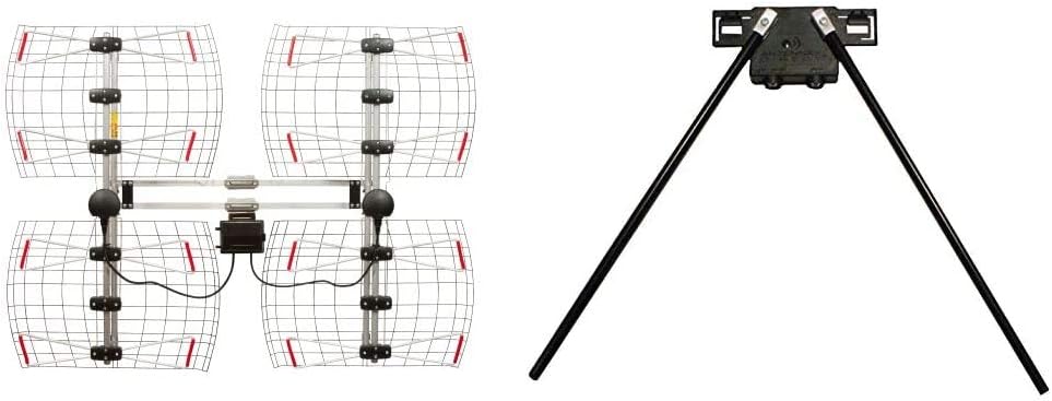 Silver Multi-directional Bowtie TV Antenna U34573