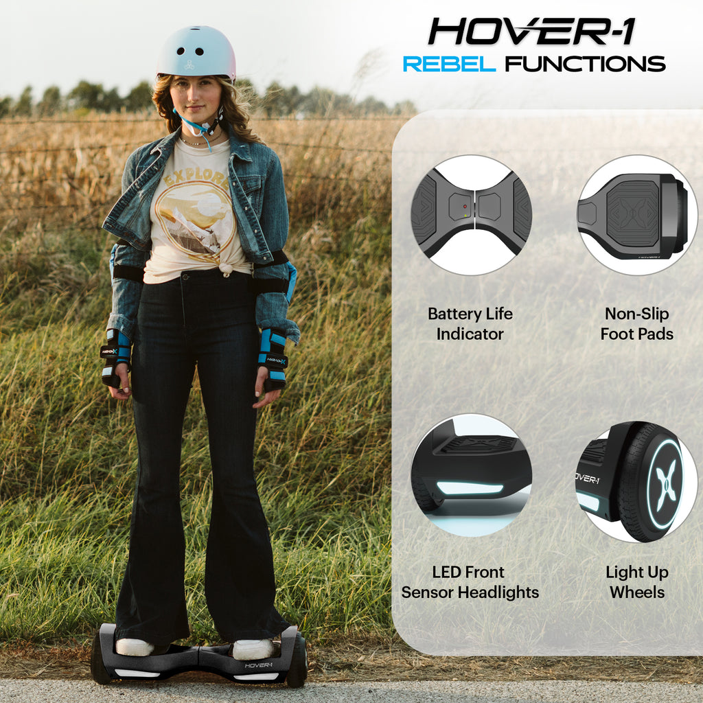 Black LED Hoverboard K1890