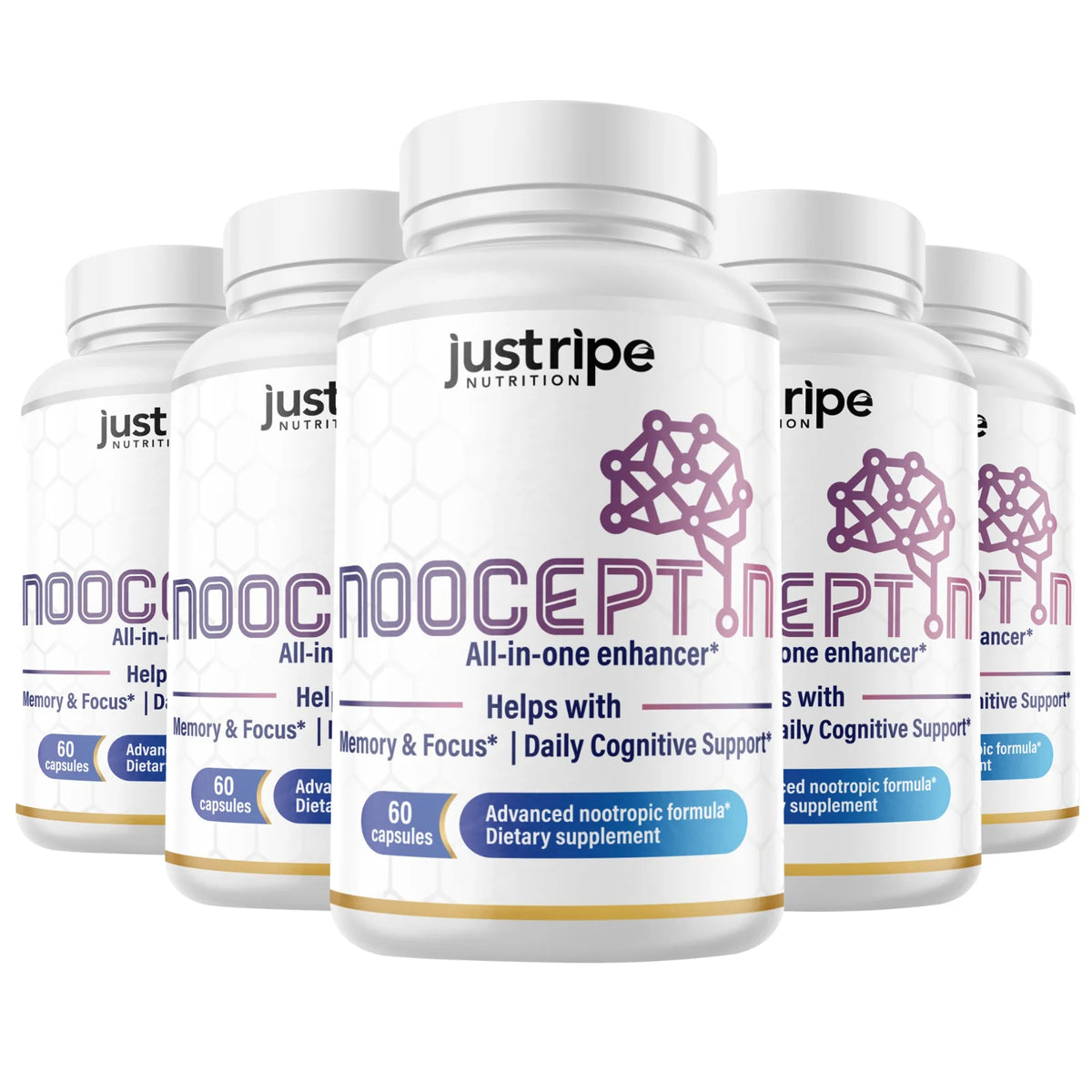 5 Pack Cognitive Enhancer Capsules L56755