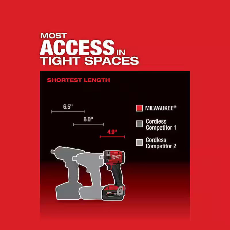 18V Brushless Cordless 1/2 in. Compact Impact Wrench J74721