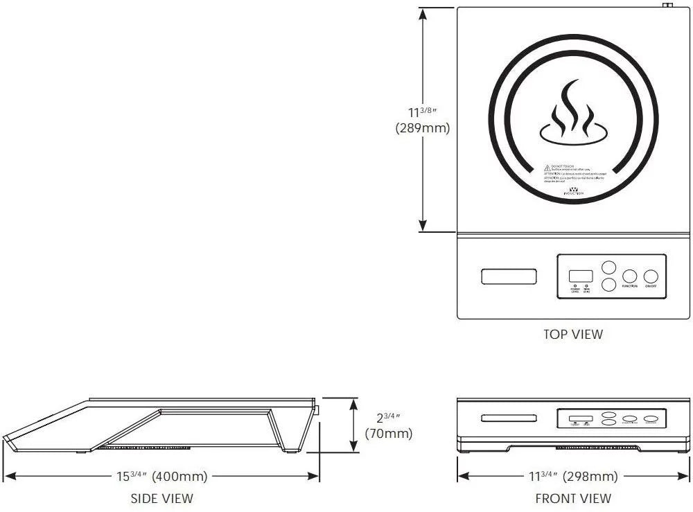Commercial Electric Induction Cooktop N656
