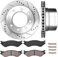 Brake Disc Rotors + Ceramic Brake Pads + Hardware N449171