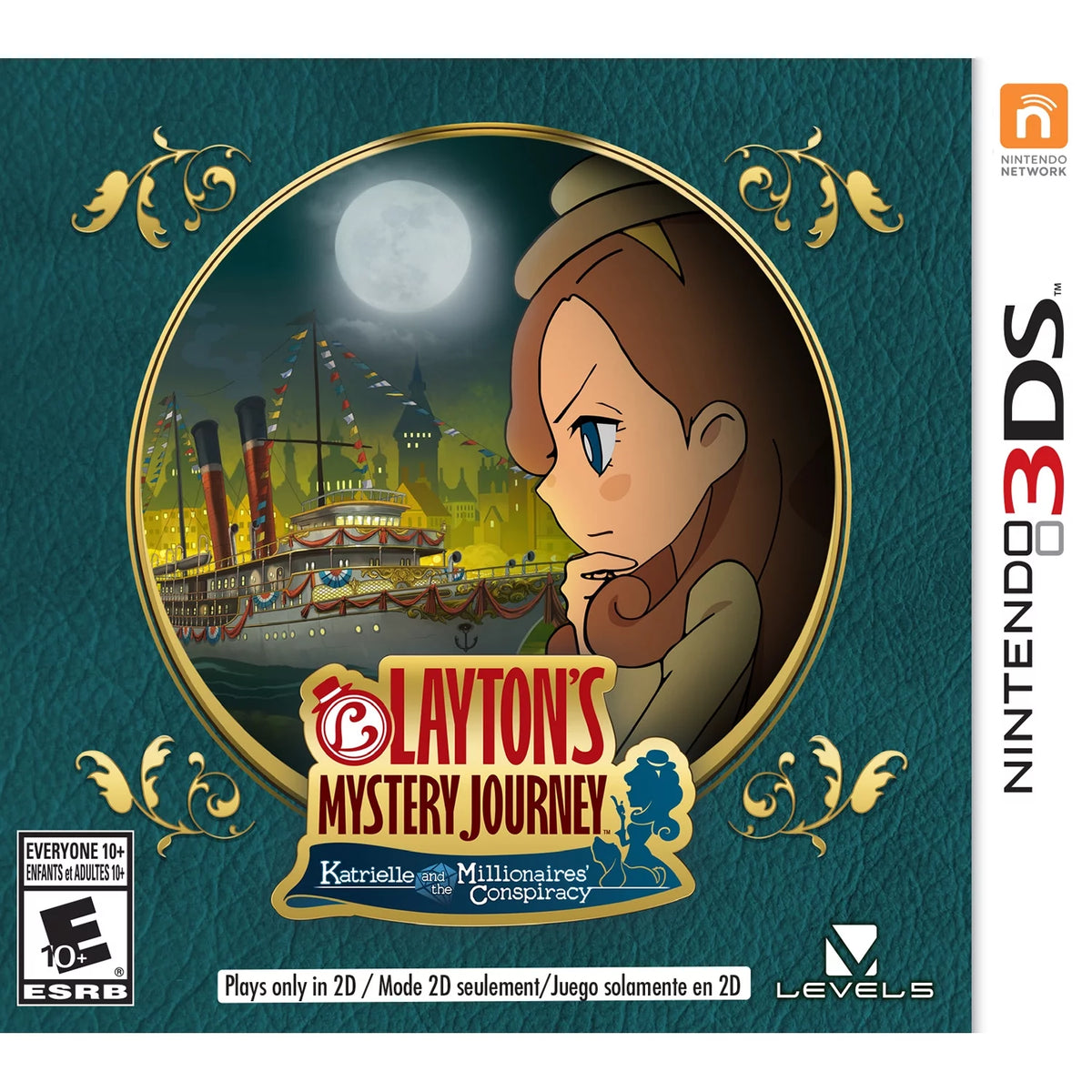 Layton Mystery Journey Kat & The Millionare Conspiracy Nintendo 3DS X198