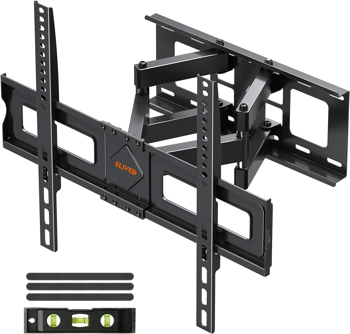 TV Wall Mount for 37-75 Inch Flat Screen TVs, Swivel and Tilt Full Motion, Max VESA 600x400mm, 99 lbs, Pack of 2 L928195