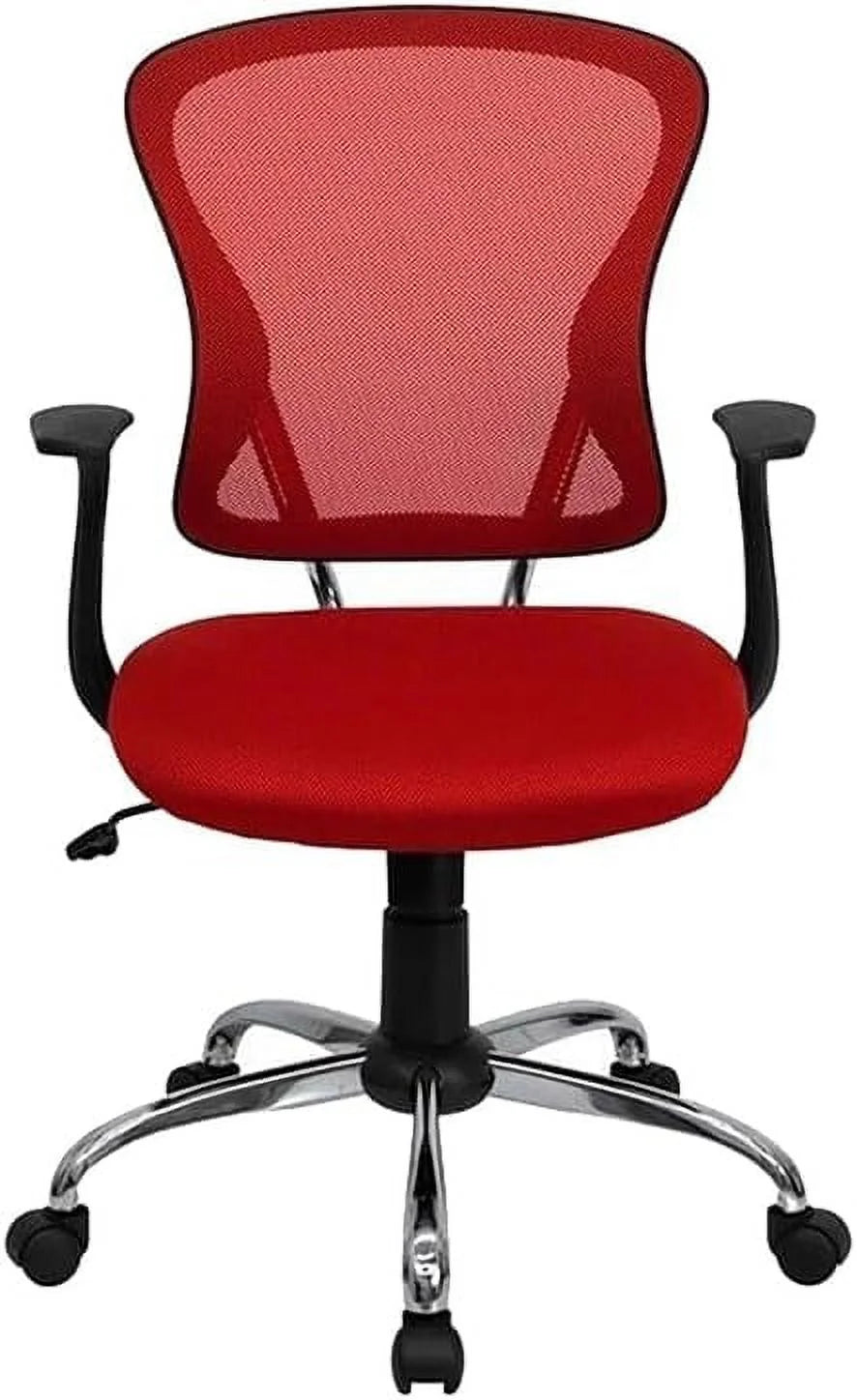 Red Mesh Office Chair L35107