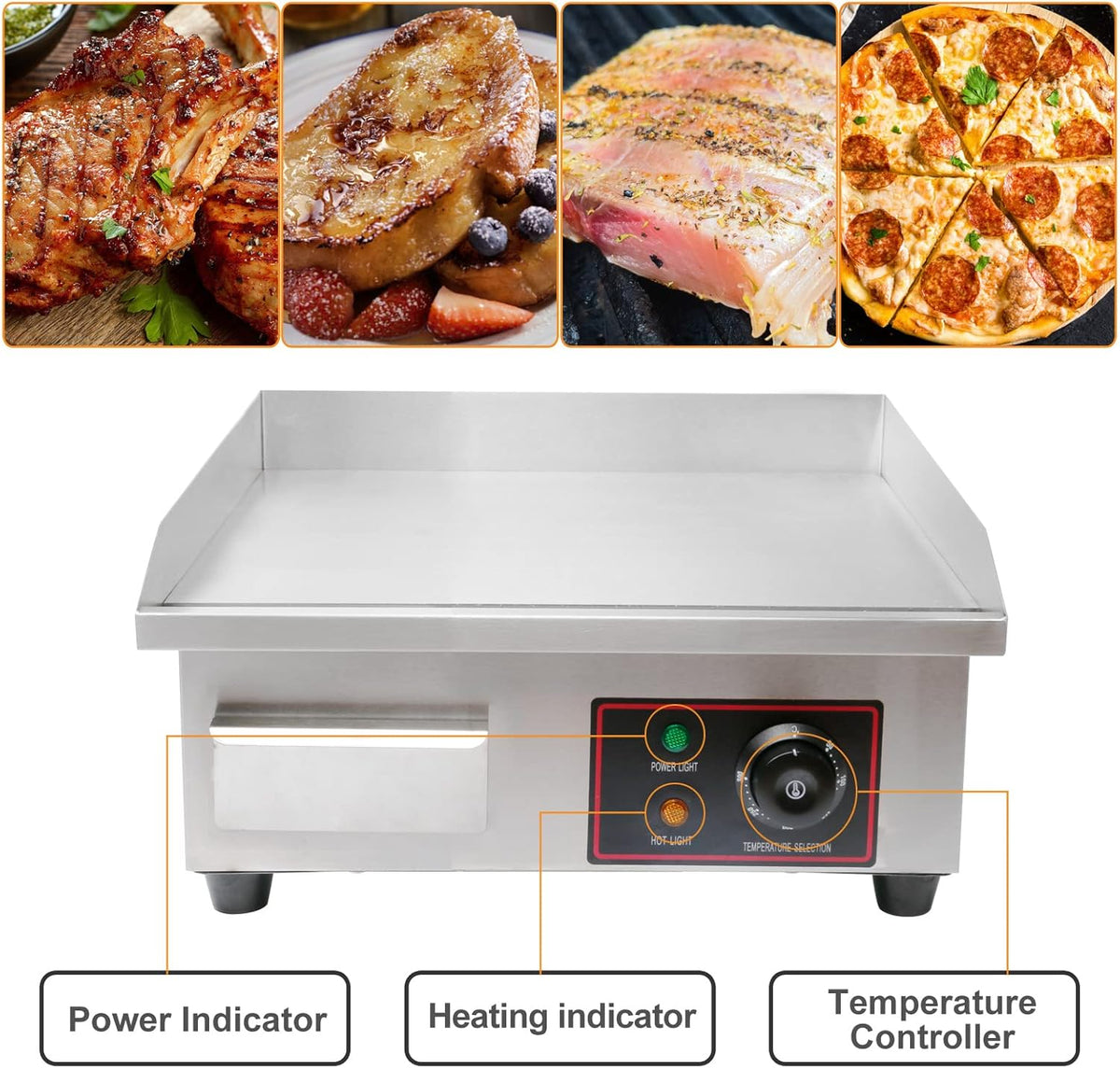 30 Inch Electric Countertop Griddle A626043