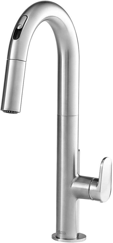 Single-Handle Pull Down Kitchen Faucet in Stainless Steel U5601