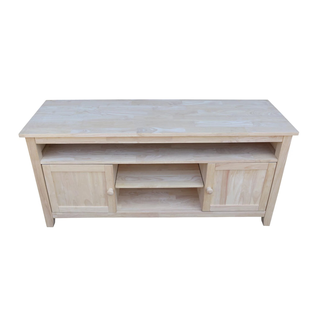 Solid Wood TV Stand with 2 Doors K34530