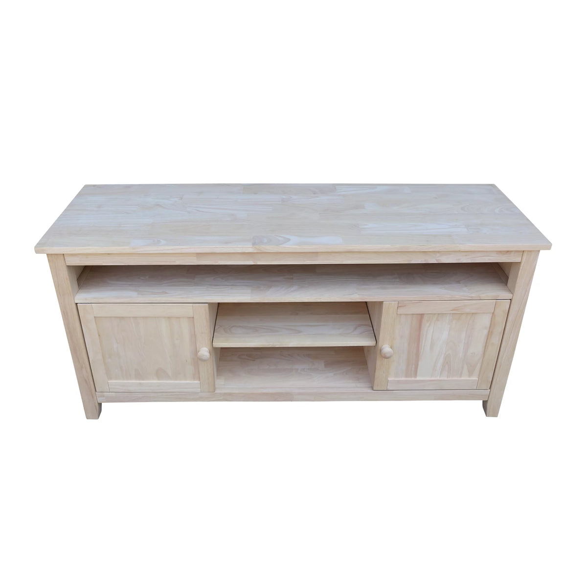 Solid Wood TV Stand with 2 Doors K34530