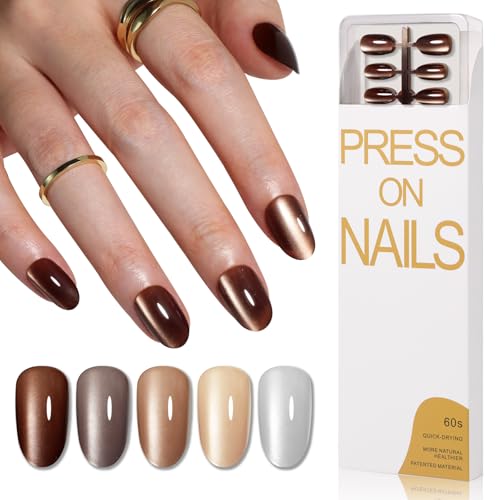 Short Square Press on Nails Set with Stickers B286418