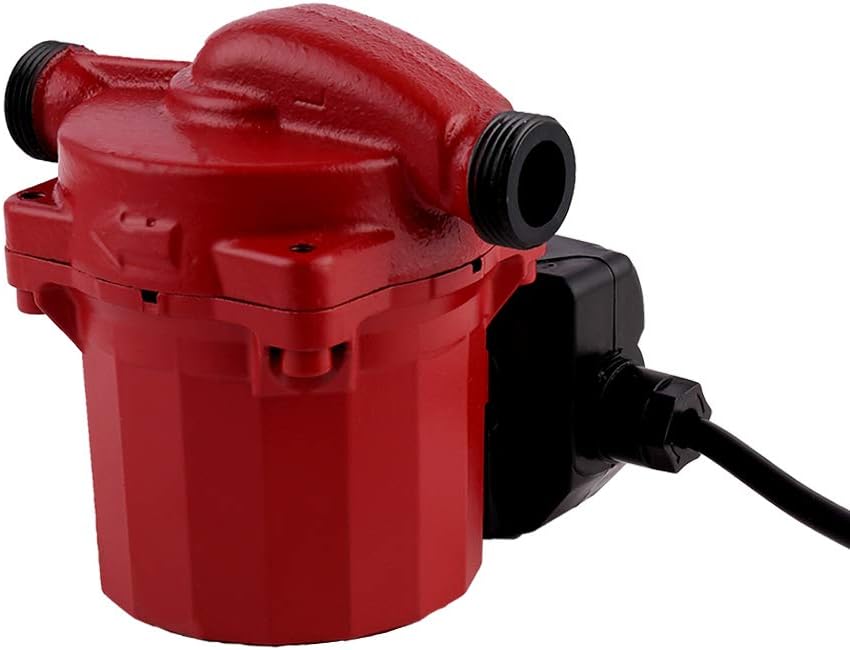 Hot Water Circulator Circulation Pump 115V/60Hz 3-Speed Cast Iron Booster Pump 1.5 inch Outlet 46/67/93W W5166