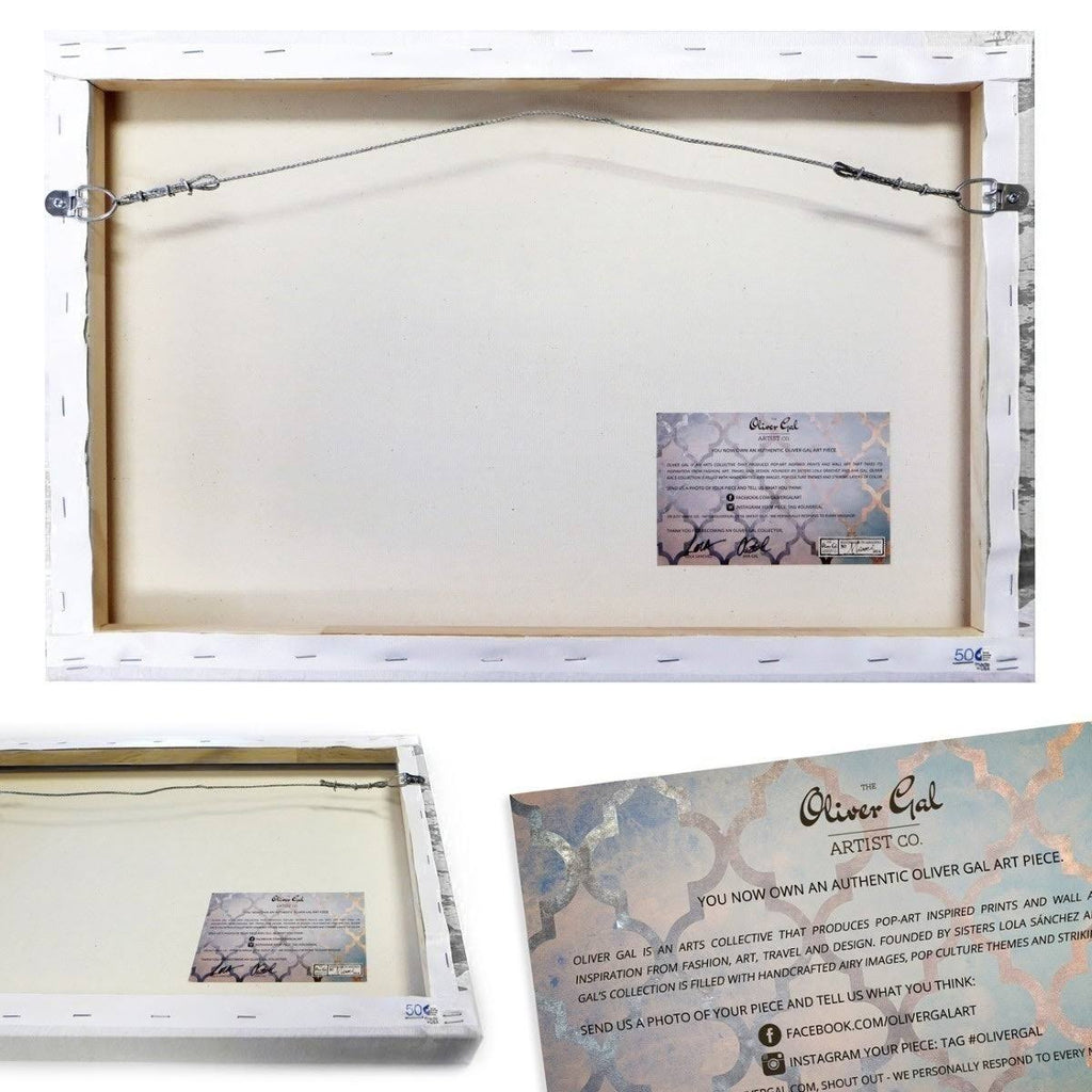 White Canvas Art B37935