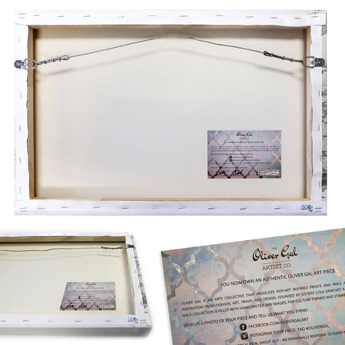White Canvas Art B37935