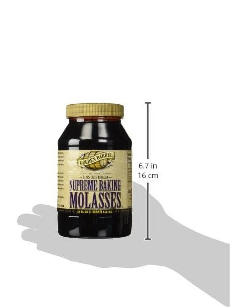 Unsulfured Baking Molasses, 32 Oz. Bottle (Pack of 2) Q758208