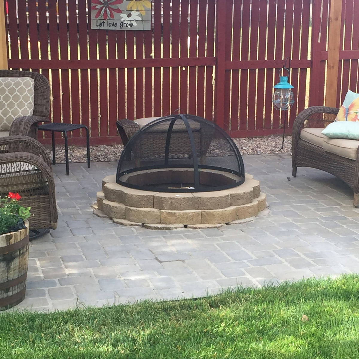 40-Inch Fire Pit Spark Screen P802358