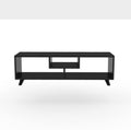 White TV Media Console with Cone Shape Feet Z62877