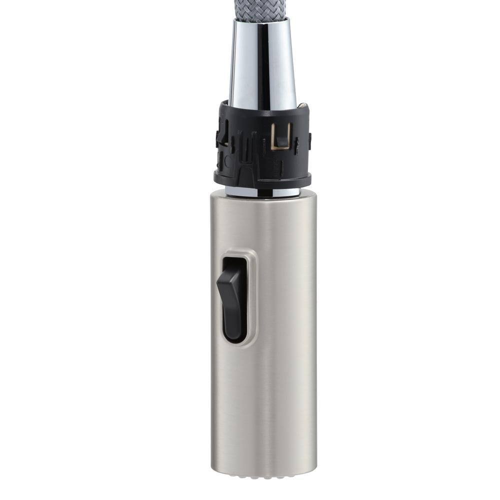 Spot Resist Stainless One-Handle High Arc Pulldown Kitchen Faucet D554