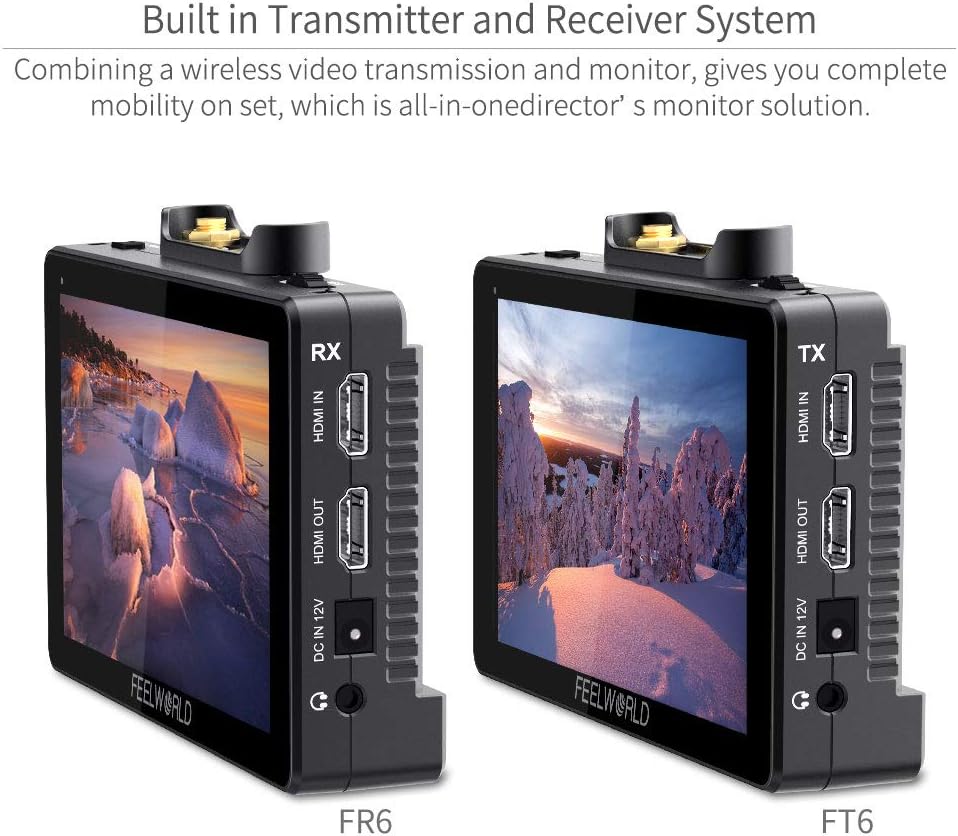 5.5 Inch Wireless Video Transmission Field Monitor with Built in Transmitter and Receiver A983