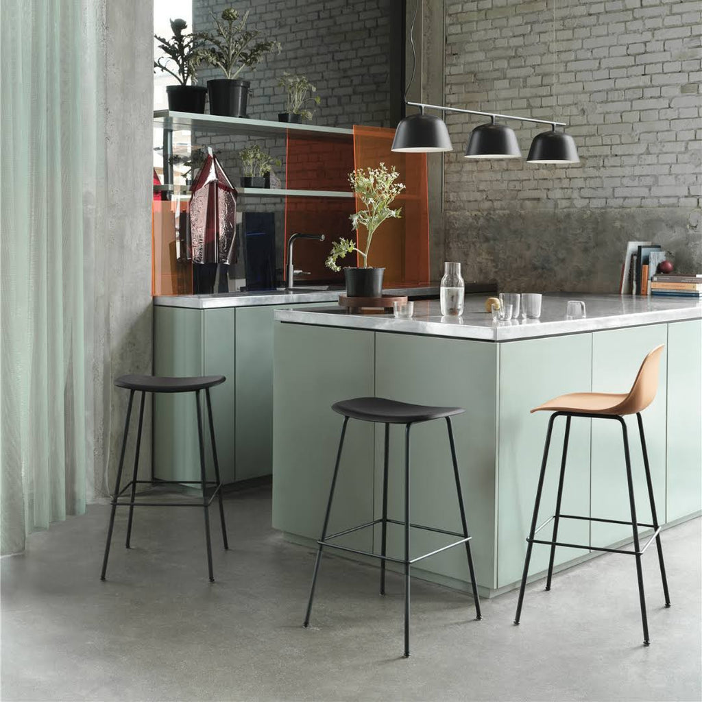 Black Fiber Bar Stool J80122