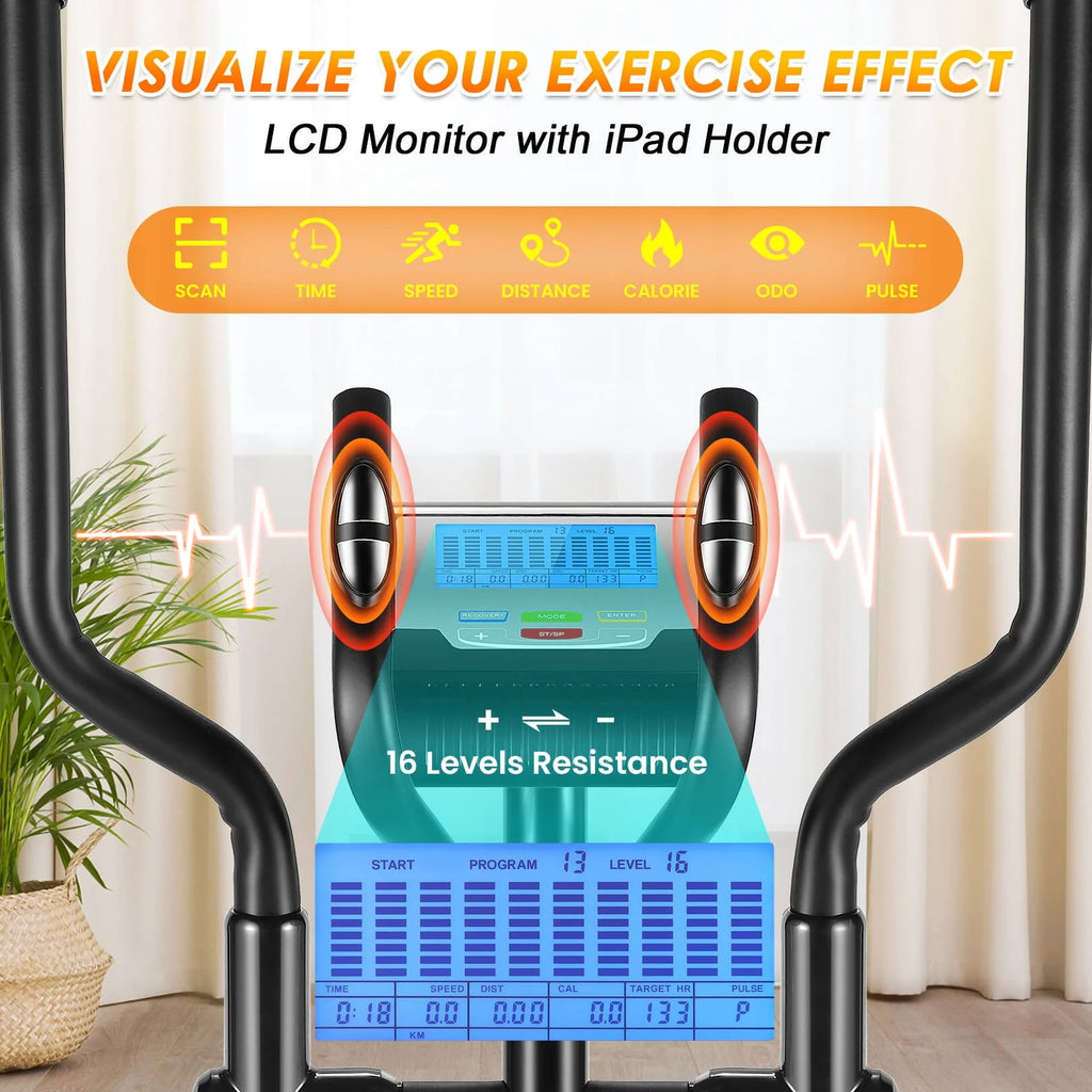 Elliptical Machine with 16 Levels Magnetic Resistance V28353