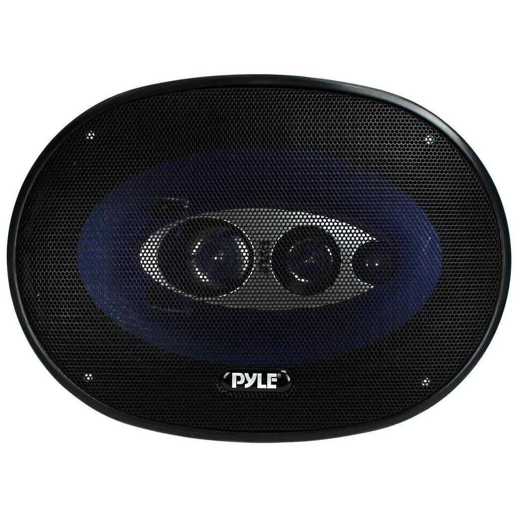 800 Watts 4-Way Car Coaxial Speakers Blue U6157