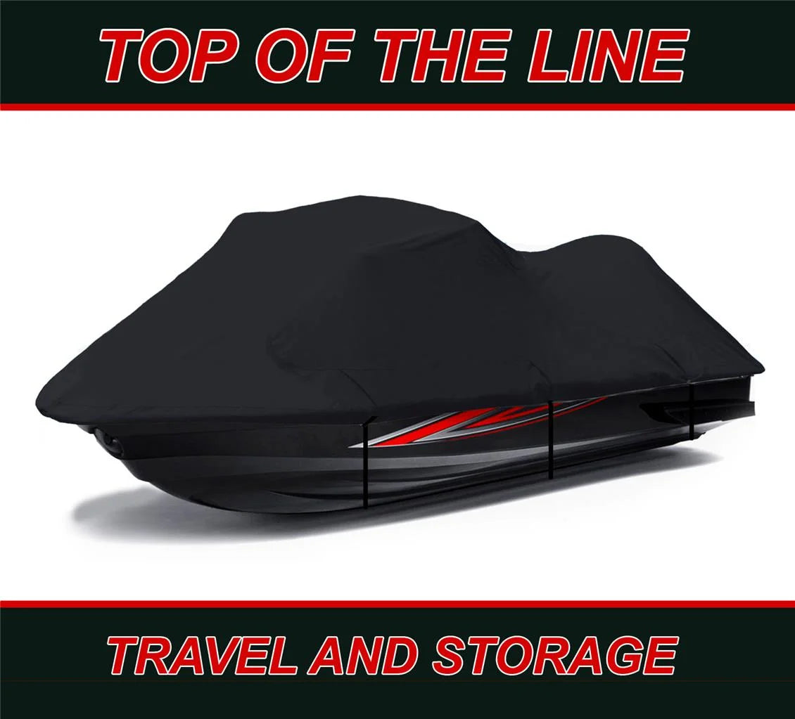 Black 600D Jet Ski Cover 2 Seater A872