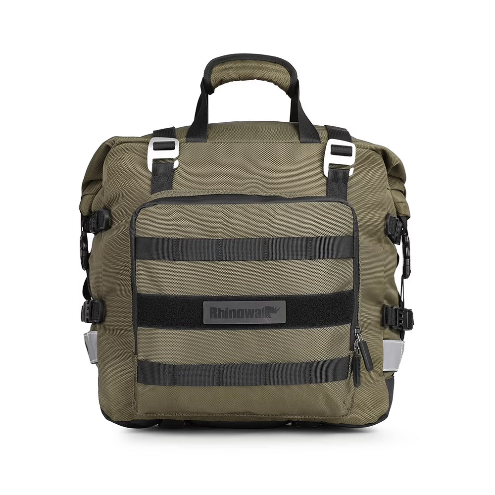 20L Polyester Motorcycle Side Saddle Bag with Removable Waterproof Inner Bag M392