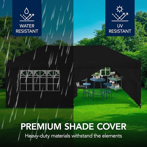 10x20 Heavy Duty Waterproof Outdoor Canopy Tent with Sidewalls W895