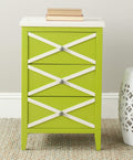 Lime Green 3-Drawer Side Table N607197