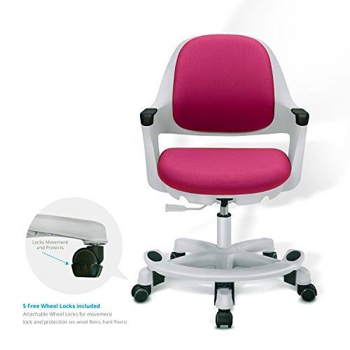 Rosie Pink Ergonomic Kids Desk Chair U22725