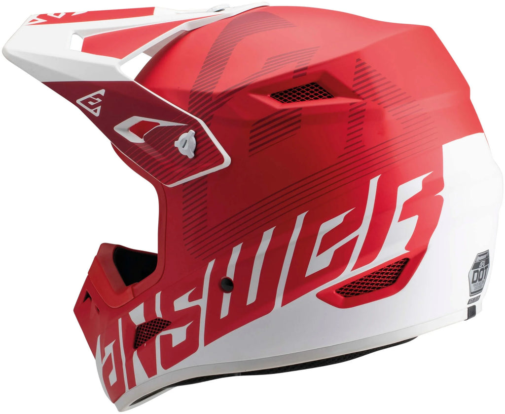 Red/White Offroad Helmet G7647