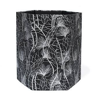 Black Waste Basket Set of 2 H13045