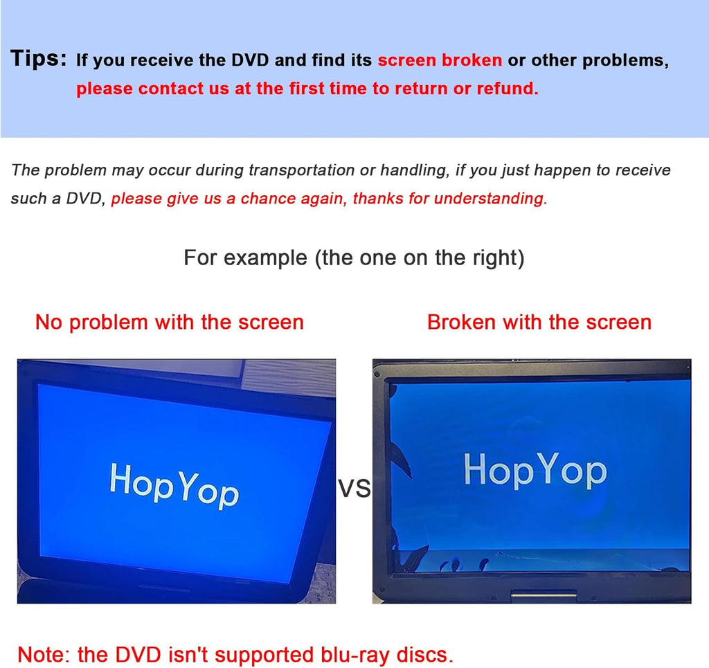 19.6" Portable DVD Player with 17.1" HD Swivel Screen C4158