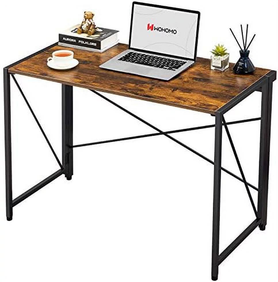Folding Computer Desk Brown B524
