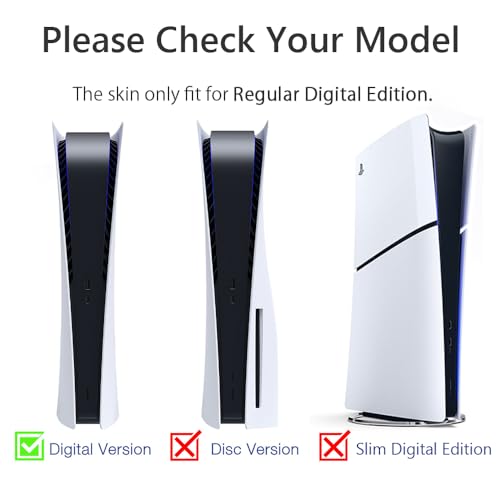 Spider Red PS5 Skin Digital Edition Console and Controller Cover Set F1613