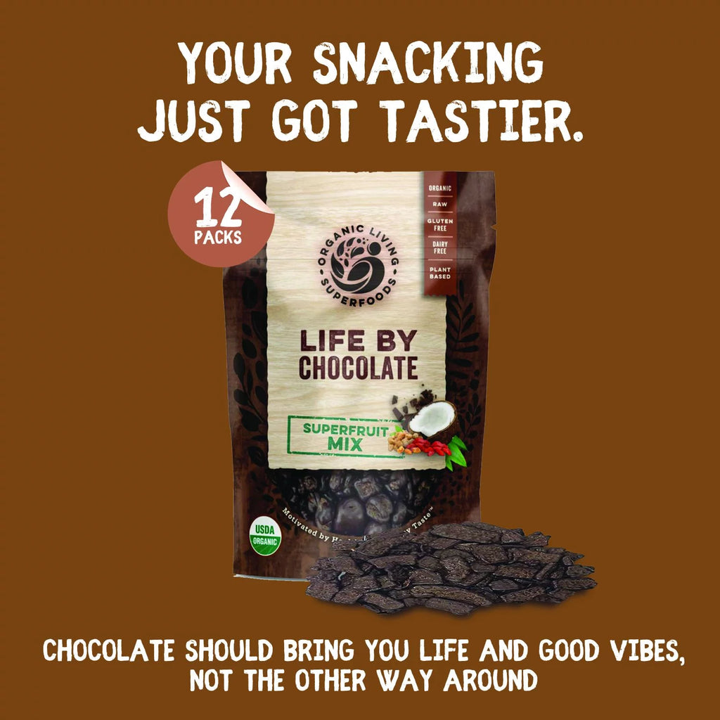 Organic Dark Chocolate Superfruit Mix 1.4oz A60411