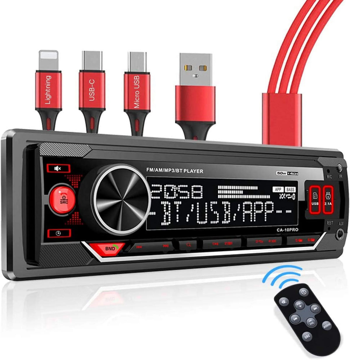 Single Din Bluetooth Car Stereo M38102