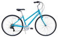 Blue Step-Through Hybrid City Commuter Bike A8285