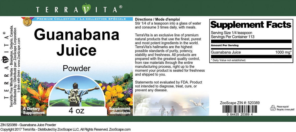 Guanabana Juice Powder 4 oz 3-Pack R29623