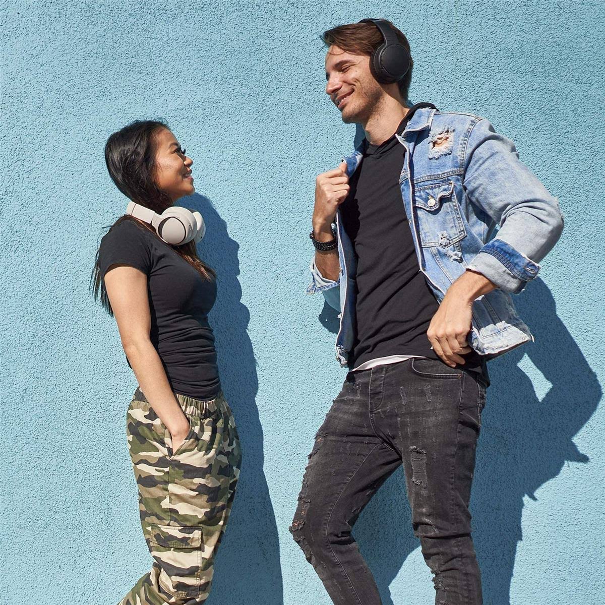 Sand Beige Noise-Canceling Wireless Over-Ear Headphones Y2449