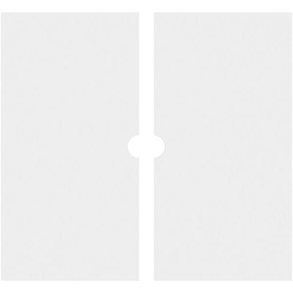 PVC Contemporary Ceiling Medallion - Two Piece S8504