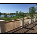 42 in. H x 72 in. W Stainless Steel Tube In-Fill Kit for Deck Railings A225198