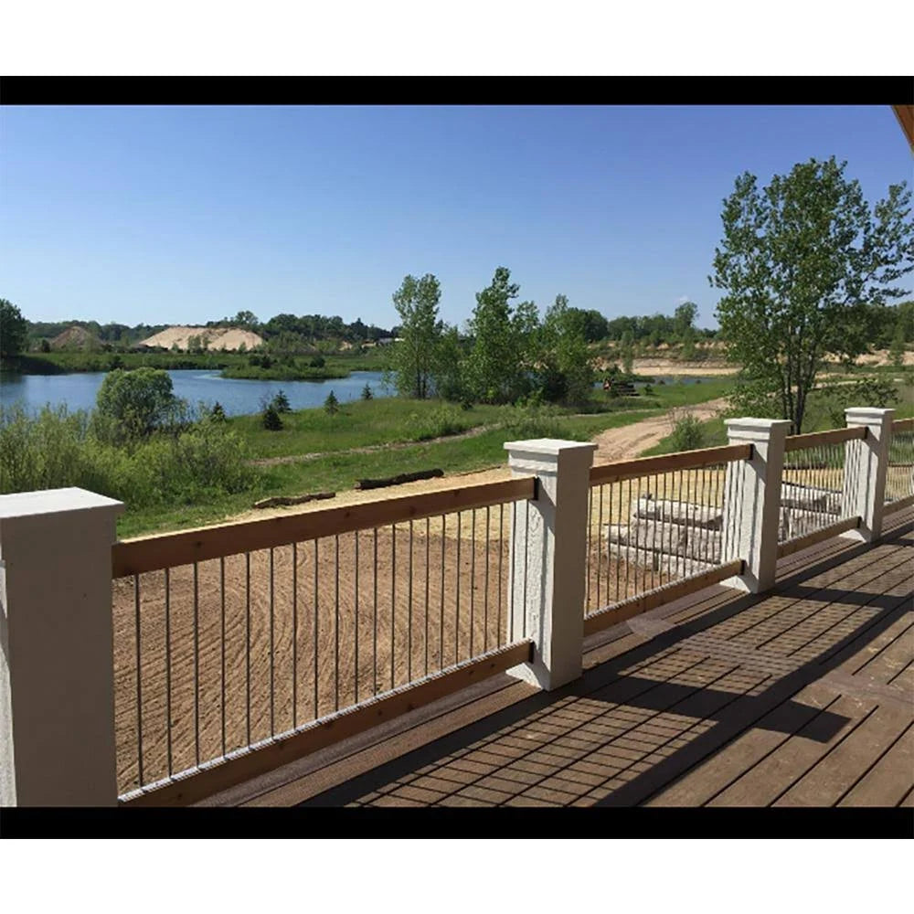 42 in. H x 72 in. W Stainless Steel Tube In-Fill Kit for Deck Railings A225198